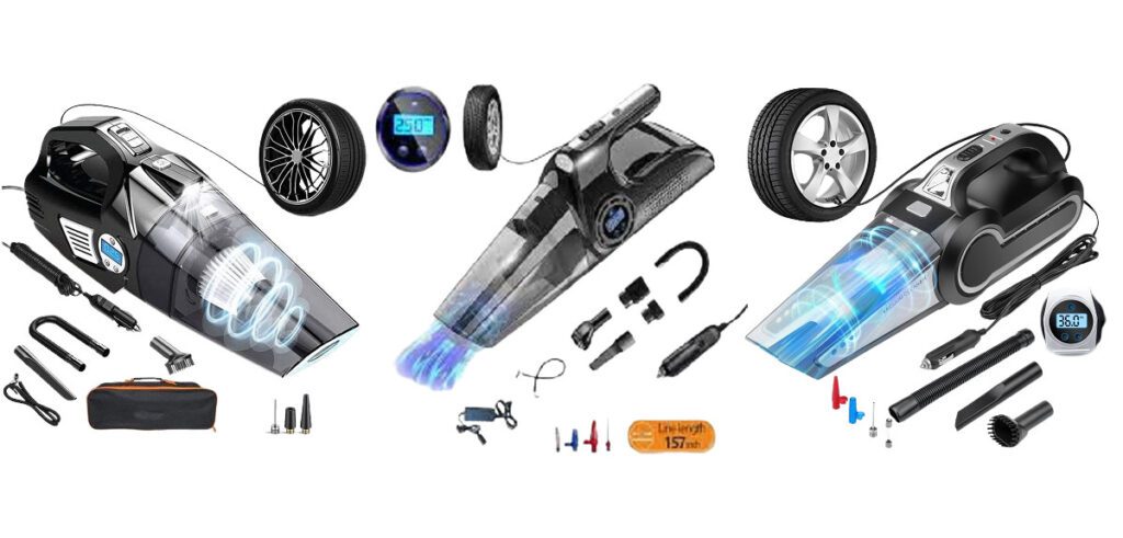 Car Vacuum Cleaner And Tire Inflator