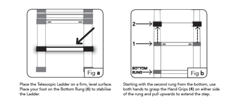 How to Lock Telescopic Ladder?