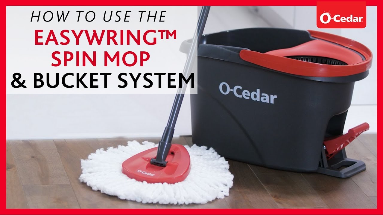 How to Use the O Cedar Mop Bucket?