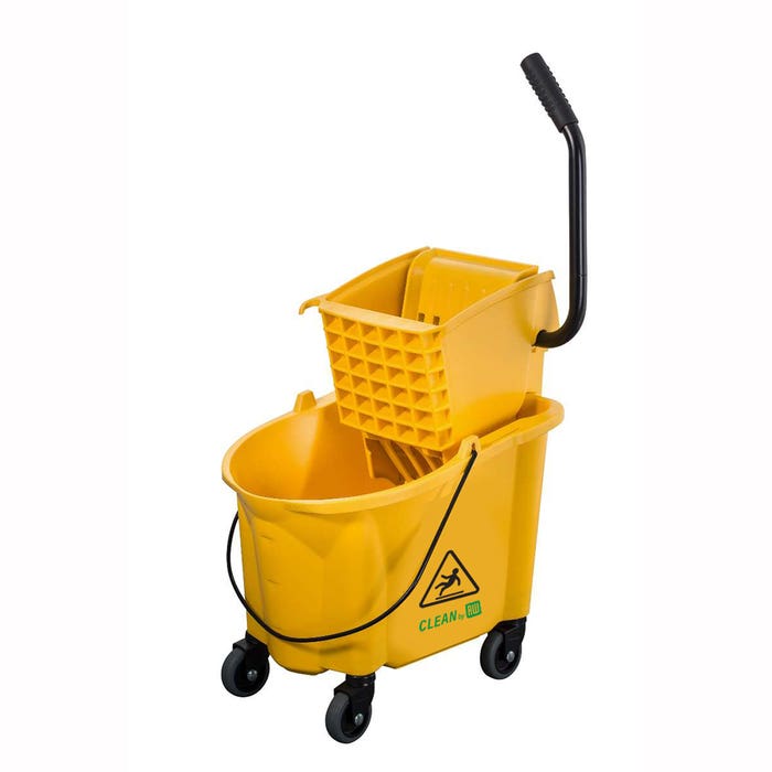 How to Use Yellow Mop Bucket?